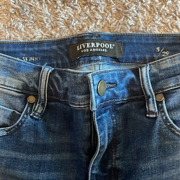 Liverpool Los Angeles Skinny Ankle Jeans Size 8 - Picture 3 of 5